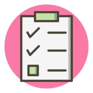 vector checklist icon design